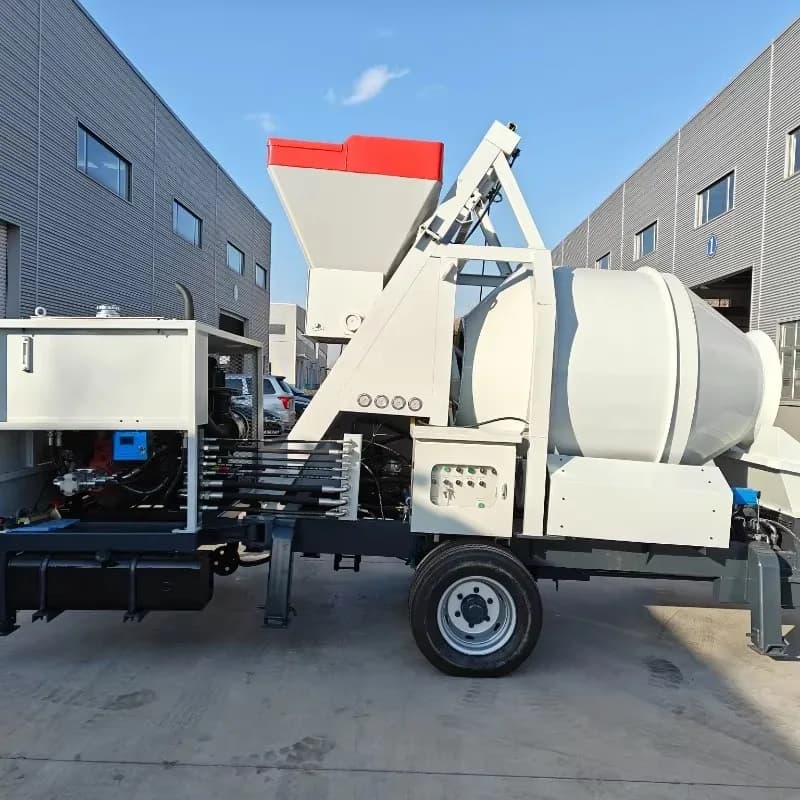Pompa per calcestruzzo diesel personalizzata per getti di fondazioni massicci con questo modello