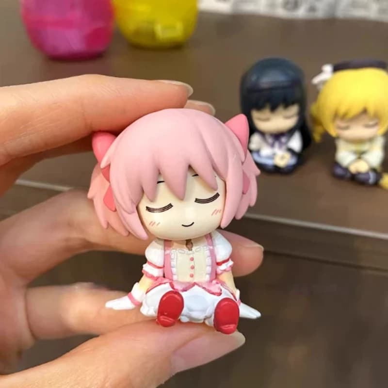 Nuova Statuetta Anime di Ragazza con Spalle Rotonde, Blind Box Sorpresa, Decorazione da Scrivania, Regalo Carino
