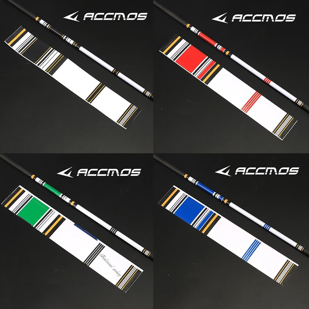Set di 14 Adesivi per Tiro con l'Arco, Decorazioni Fai-da-Te per Aste di Frecce, Accessori per Tiro con l'Arco