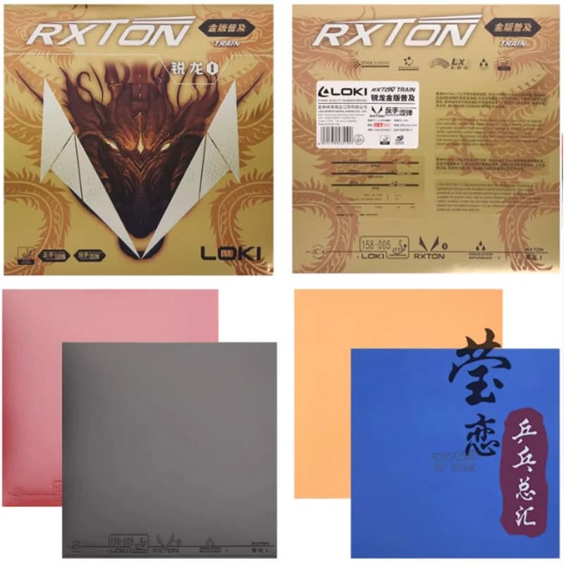 Original ping pong rubber LOKI RXTON1 TRAIN RXTON PRO for 40+ new ping pong material