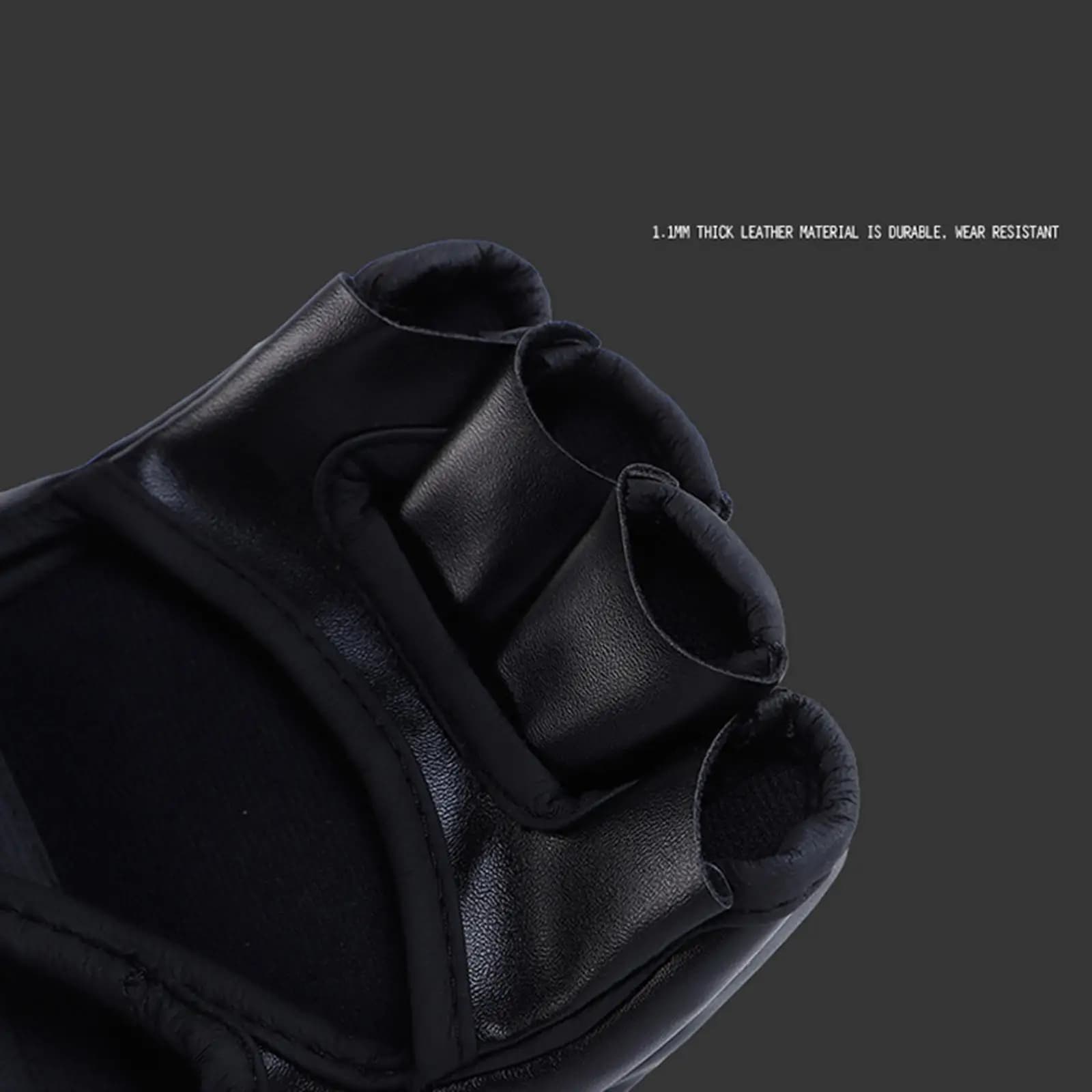 Polyurethane Boxing Gloves Open Palm Breathable Sport Gloves for Fitness Gym MMA Kickboxing Training Men Women