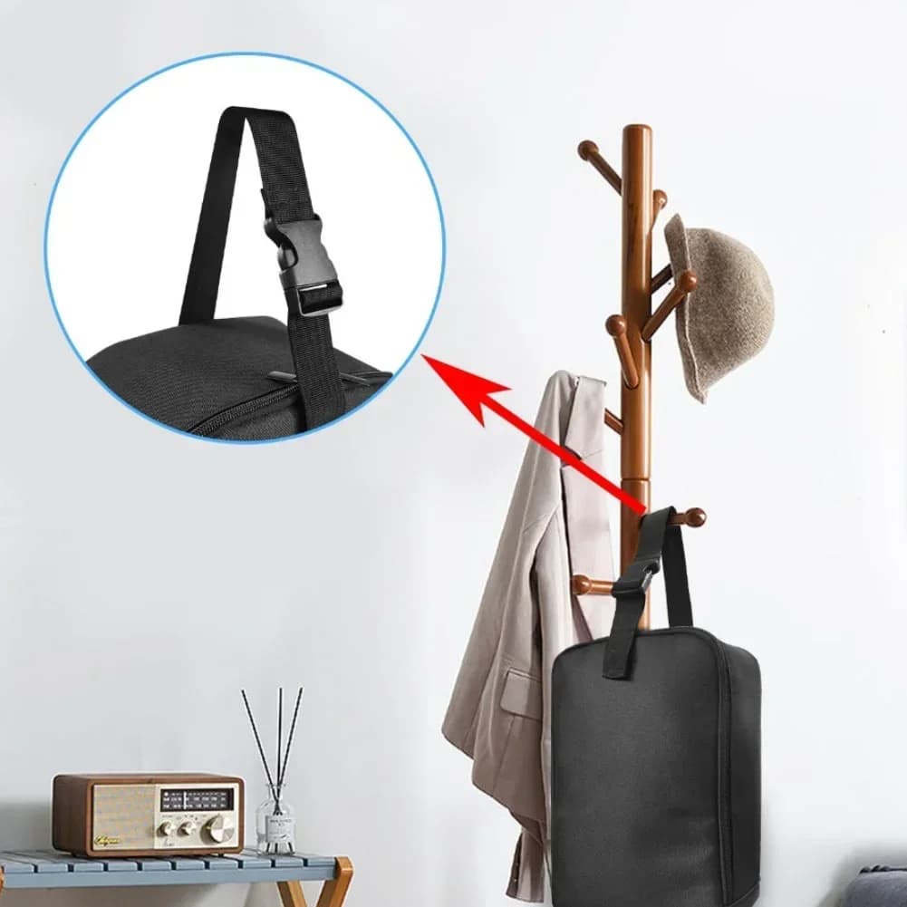 Borsa da viaggio per vaporizzatore con tracolla per vaporizzatori e ferri da stiro da viaggio, progettata per mantenere gli accessori organizzati e protetti