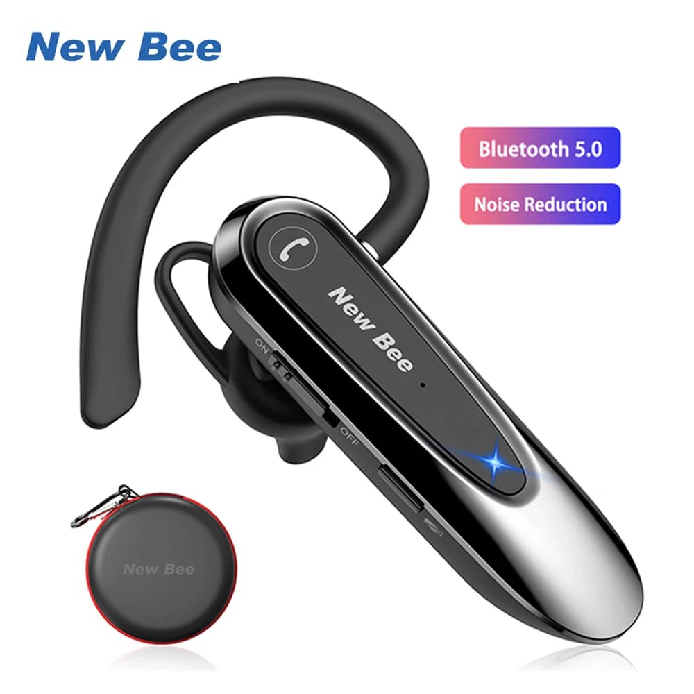 New Bluetooth Wireless Bee B45 headset V5.0 with double microphone CVC8.0 headset speaker for business guide