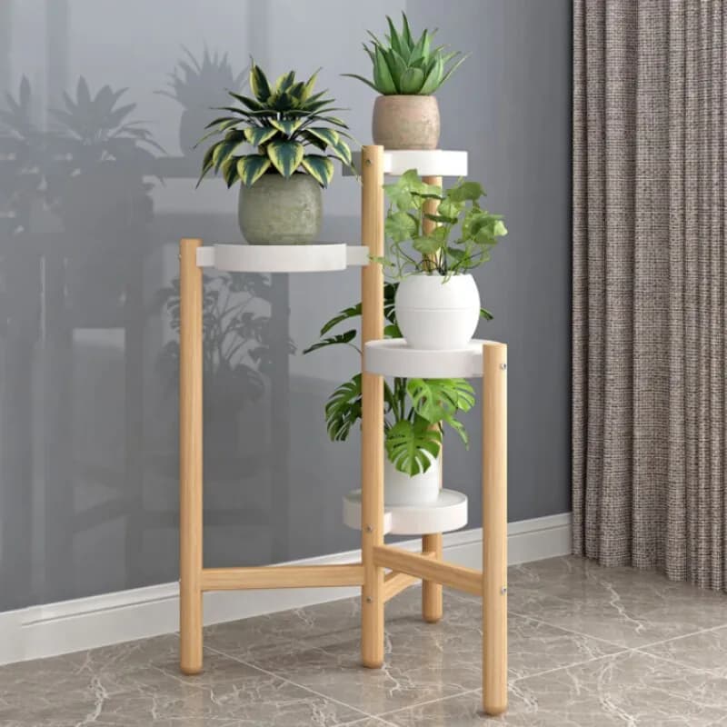 Flower rack Balcony Living room Multi-layer stainless steel plant rack Indoor succulent Nordic home creative flower pot rack