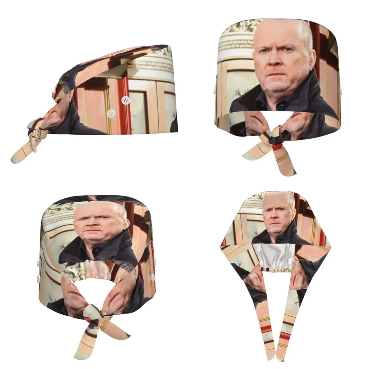 Phil Mitchell Eastenders And British TV Icon (Steve McFadden) Scrub Hat Doctor Working Surgical Cap Adjustable Nursing Caps