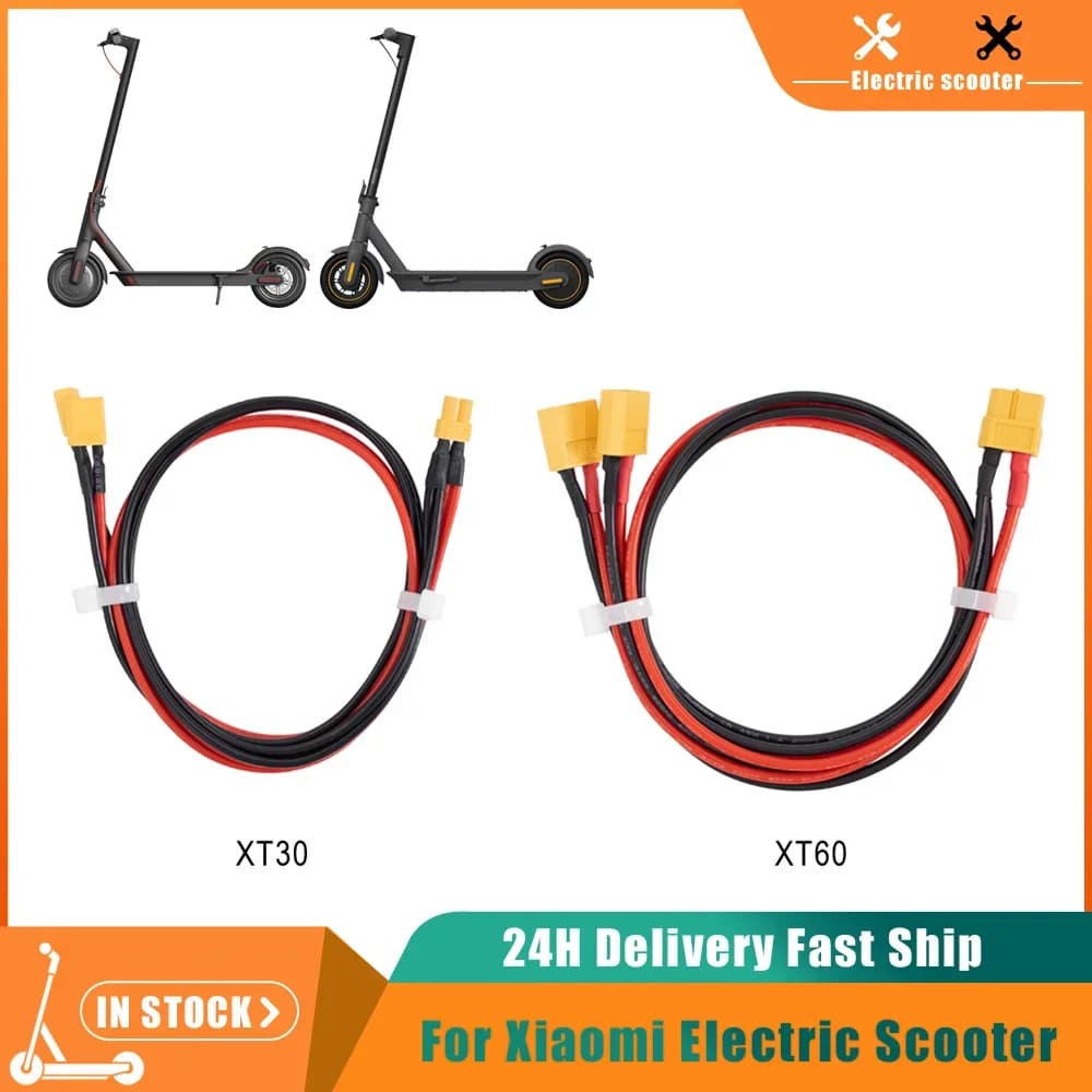 Cavi XT30 XT60 Batteria esterna per scooter elettrico e cavo di collegamento batteria/controller integrato per Xiaomi M365/Pro Ninebot