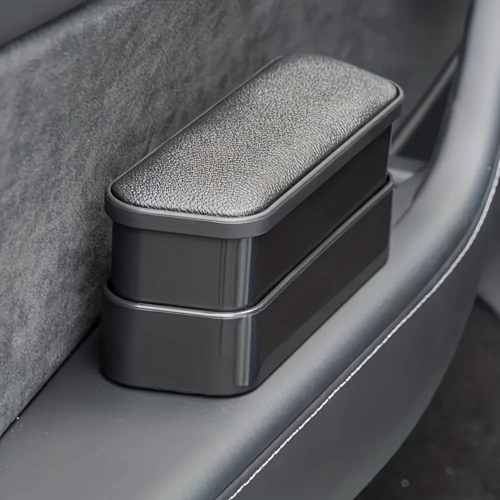 Organizer per Bracciolo Auto Regolabile in Altezza, Contenitore Universale Retrattile, Supporto Comfort Estensibile per Bracciolo
