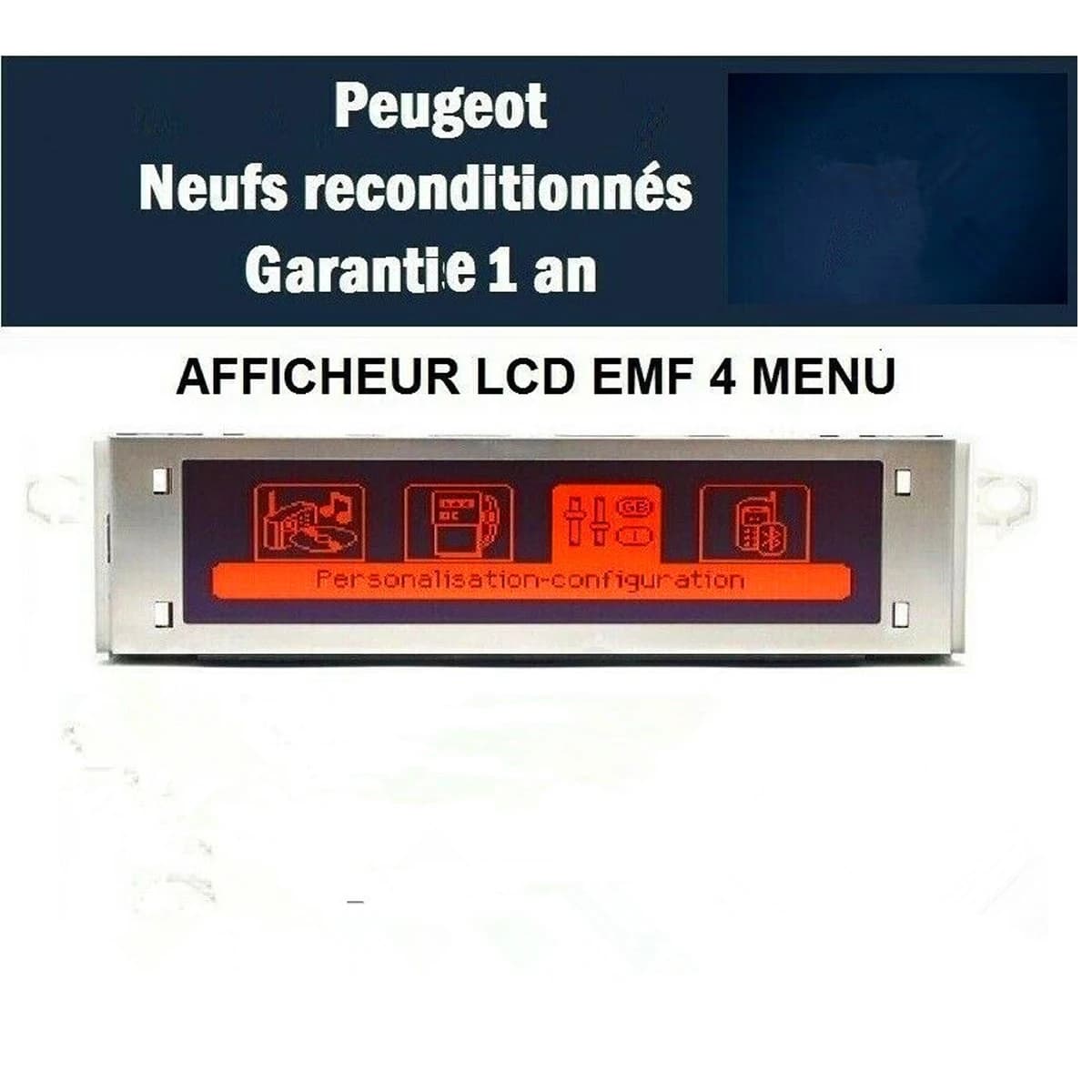 Support USB Bluetooth 4 Menu Display Red Screen Monitor 12 Pin for Peugeot 307 407 408 3008 5008 Citroen C4 C5