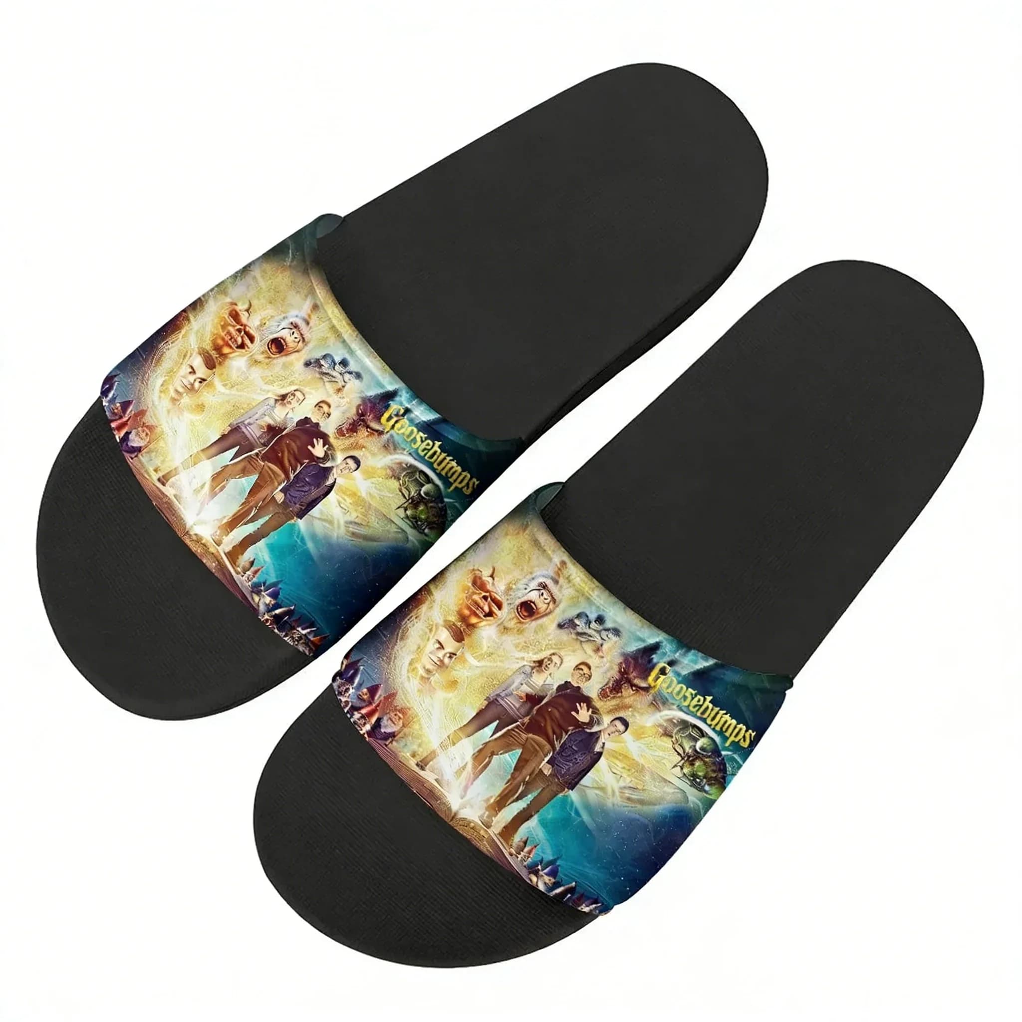 Ciabatte Goosebumps, Pantofole da Casa per Uomo, Donna e Ragazzi, Ciabatte Familiari alla Moda, Sandali Casual per Bagno e Piscina, Scarpe Personalizzate