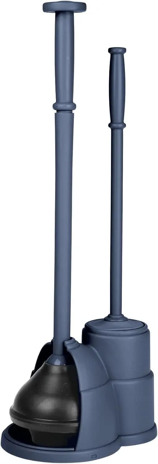 Set Spazzola e Sturalavandini per WC - Set Moderno e Nascosto con Supporto