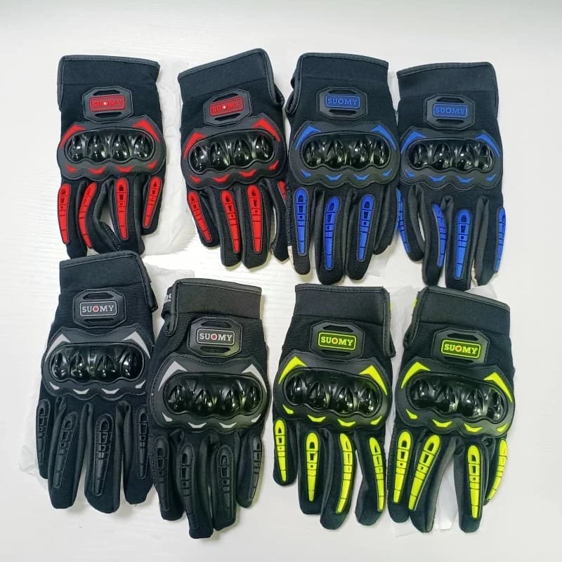 SUOMY Half/Full-finger Motorcycle Gloves Summer Mesh Breathable Men Women Motocross Gloves Touch Screen Cycling Moto Gloves