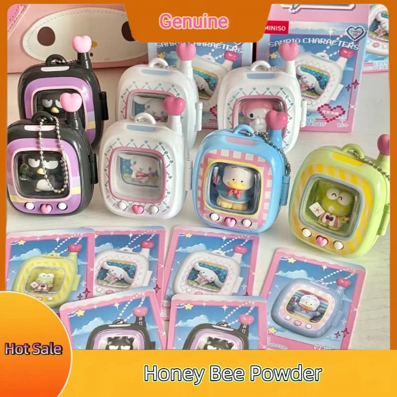 Scatola cieca serie Sanrio Pocket Elf Pendant originale Hellokitty Anime Figure Decorazione Collezione Scatola misteriosa Regalo personalizzato per bambini
