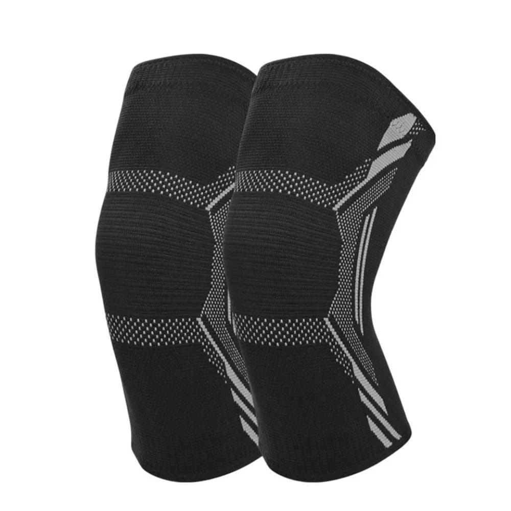 Supporto per Ginocchio Sportivo Antiscivolo, Protezione a Compressione, Ginocchiere Elastiche in Nylon Traspirante per Uomo e Donna