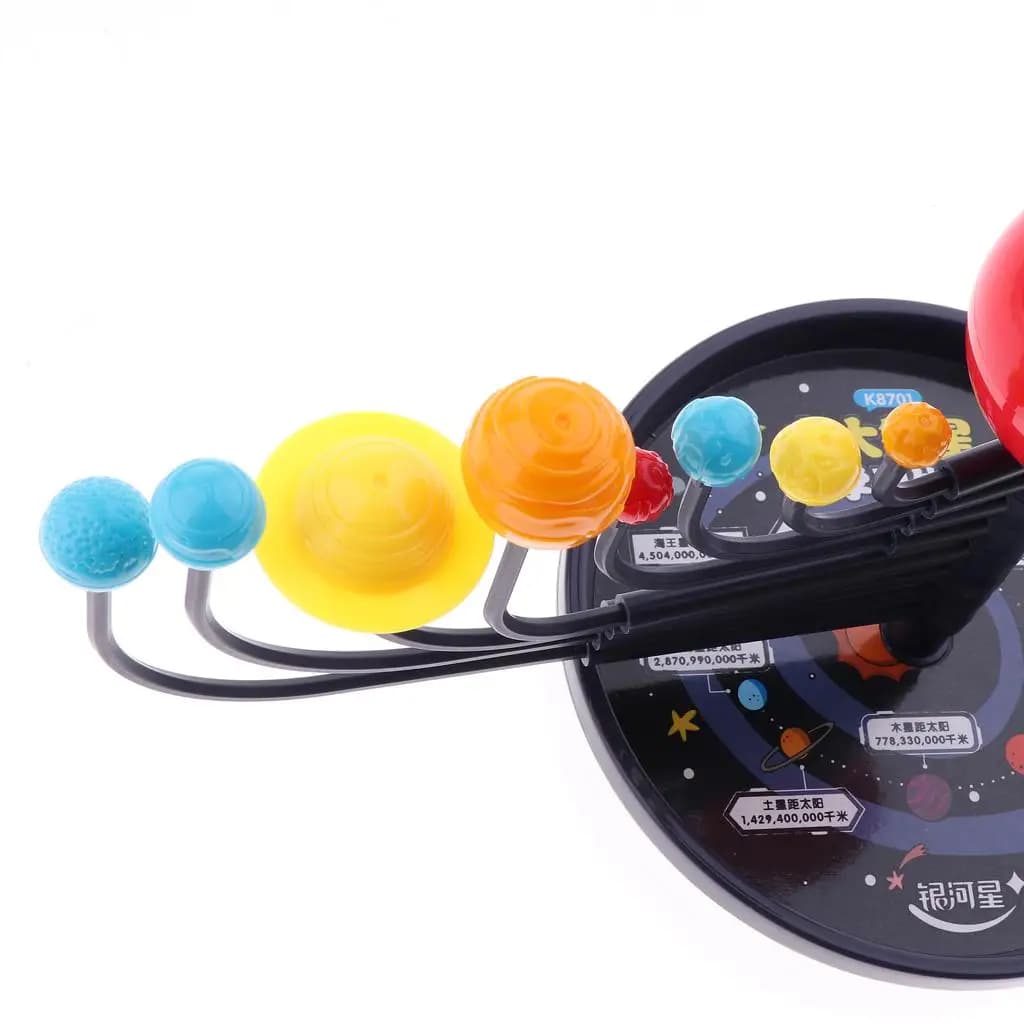 Simulation Solar System Model Kit DIY Astronomical Science Planet Toy Interactive for Kids