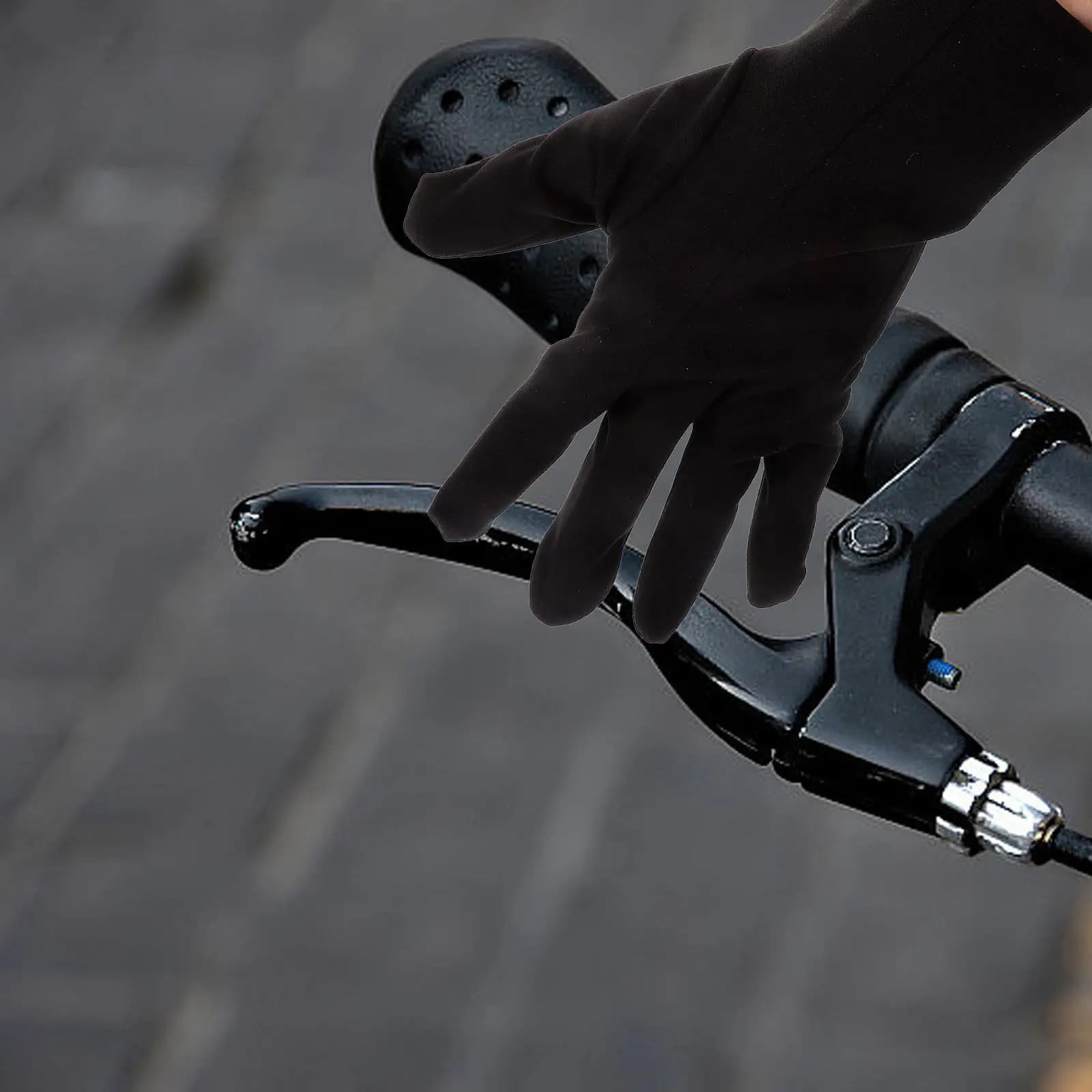1 paio di guanti invernali da ciclismo, guanti antiscivolo con touchscreen a dita intere per sci, alpinismo, sport all'aria aperta