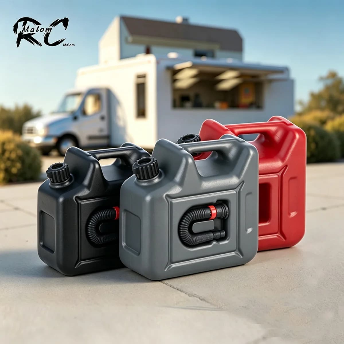 Scale Fuel Tank & Oil Barrel Luggage Rack Decoration for 1/10 RC Crawler SCX10 90046 TRX4 D90 D110 RC4WD DIY