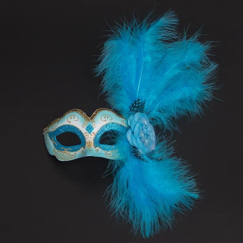New European and American Halloween Half Face Children's Performance Festival Party Children's Ball Mask