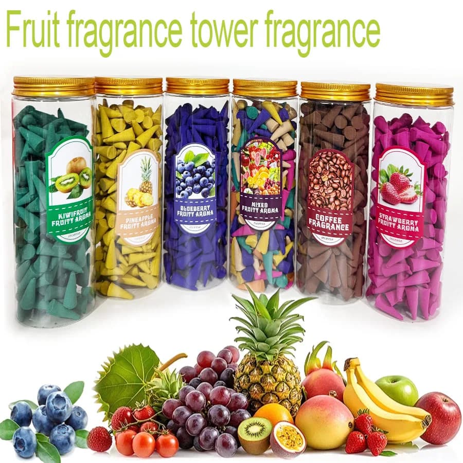 Caffè, fragola, kiwi, ananas, mirtillo, misto con vari aromi di frutta, fragranza a torre, lascia che ti sentire un gusto diverso