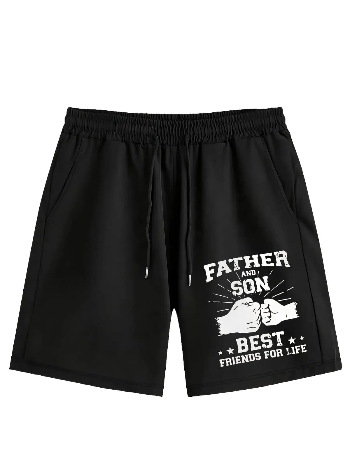 Men's Running Belt with Elastic Waist Drawstring Adjustable Outdoor Road Fit High Street Fashion Gym Casual Sports Shorts
