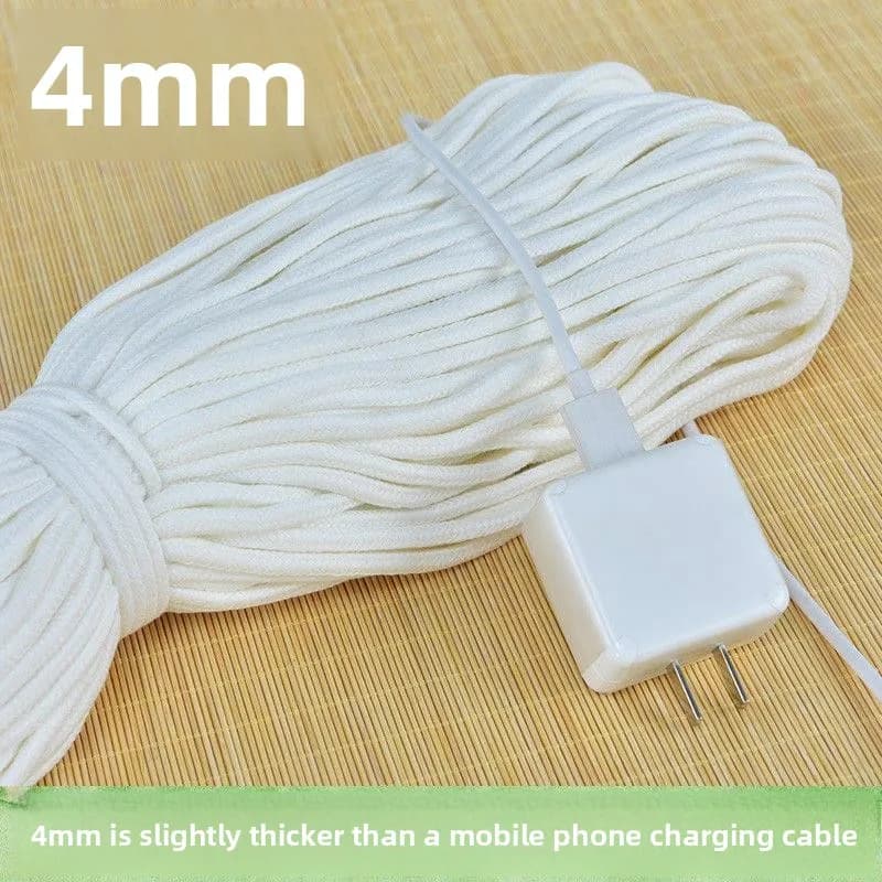 Self-irrigating cotton cord for pots, absorbent cotton rope for flower growing, special cotton rope for lazy people