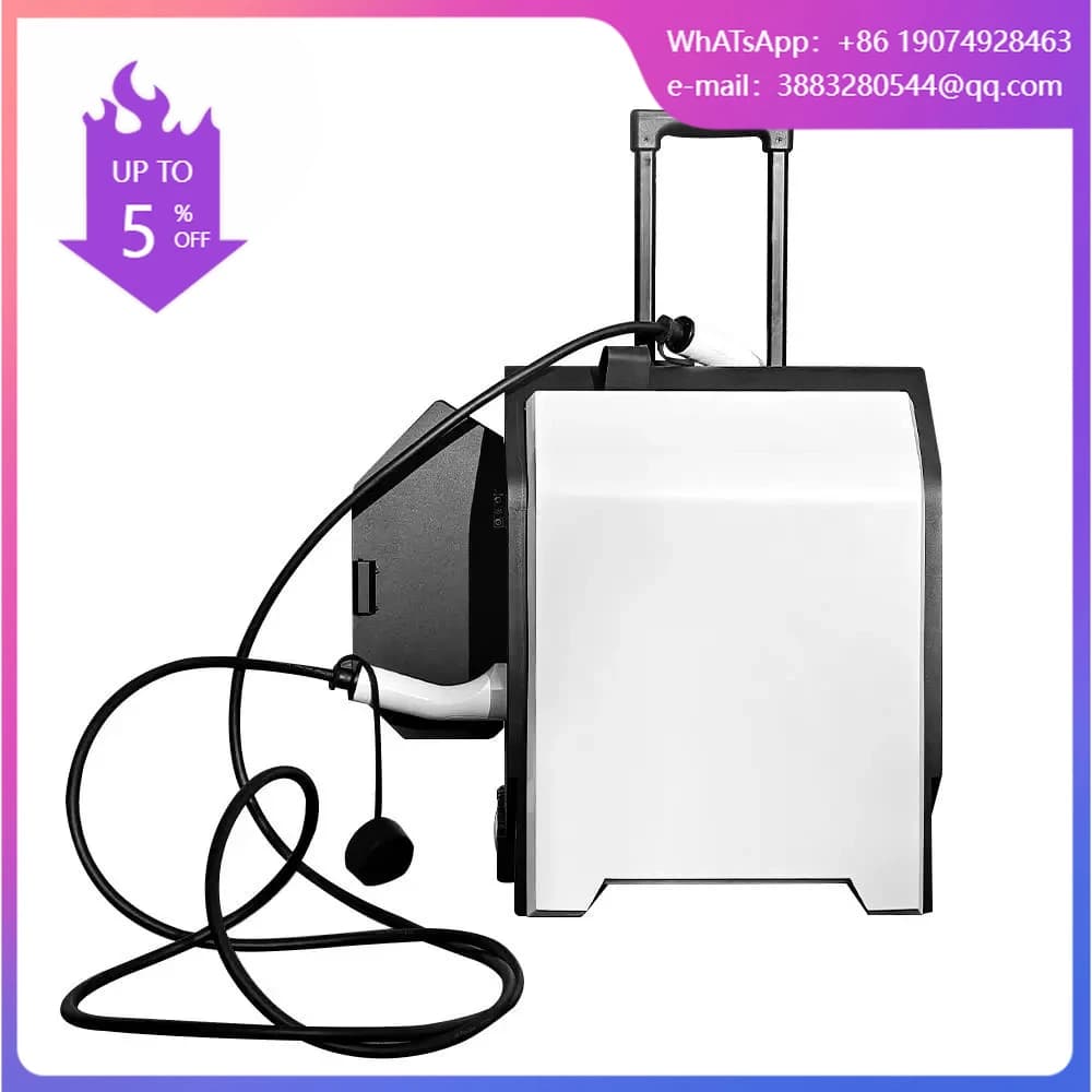Batteria al Litio Lifepo4 3.5KW 3KWH, Caricabatterie per Auto Elettrica di Emergenza a Ricarica Rapida, Pacco Batteria Portatile con Pannello Solare 3KWH