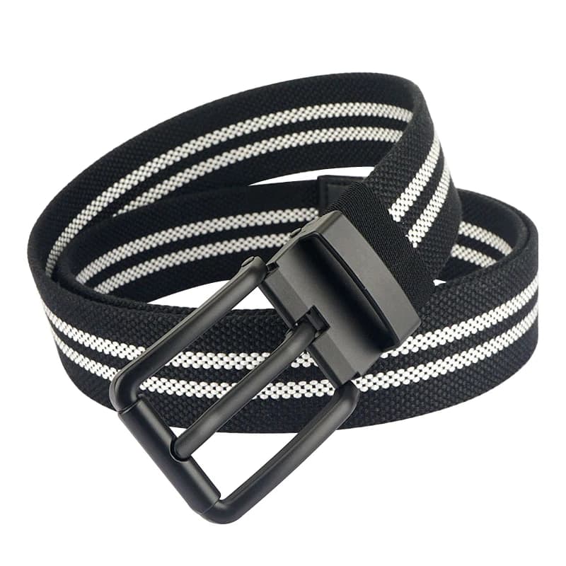 New unisex canvas belt, men's belt with ardillon buckle with minimalist design Casual belt for men's and fashionable women's jeans