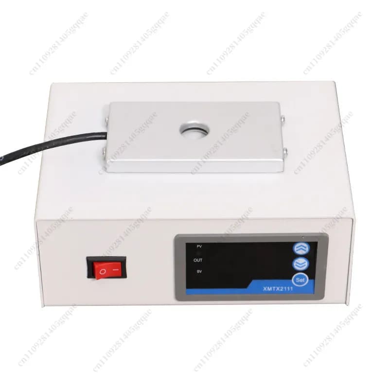 Piastra riscaldante scaldino per diapositive a temperatura costante con display digitale da palco per controllo della temperatura del microscopio 220V
