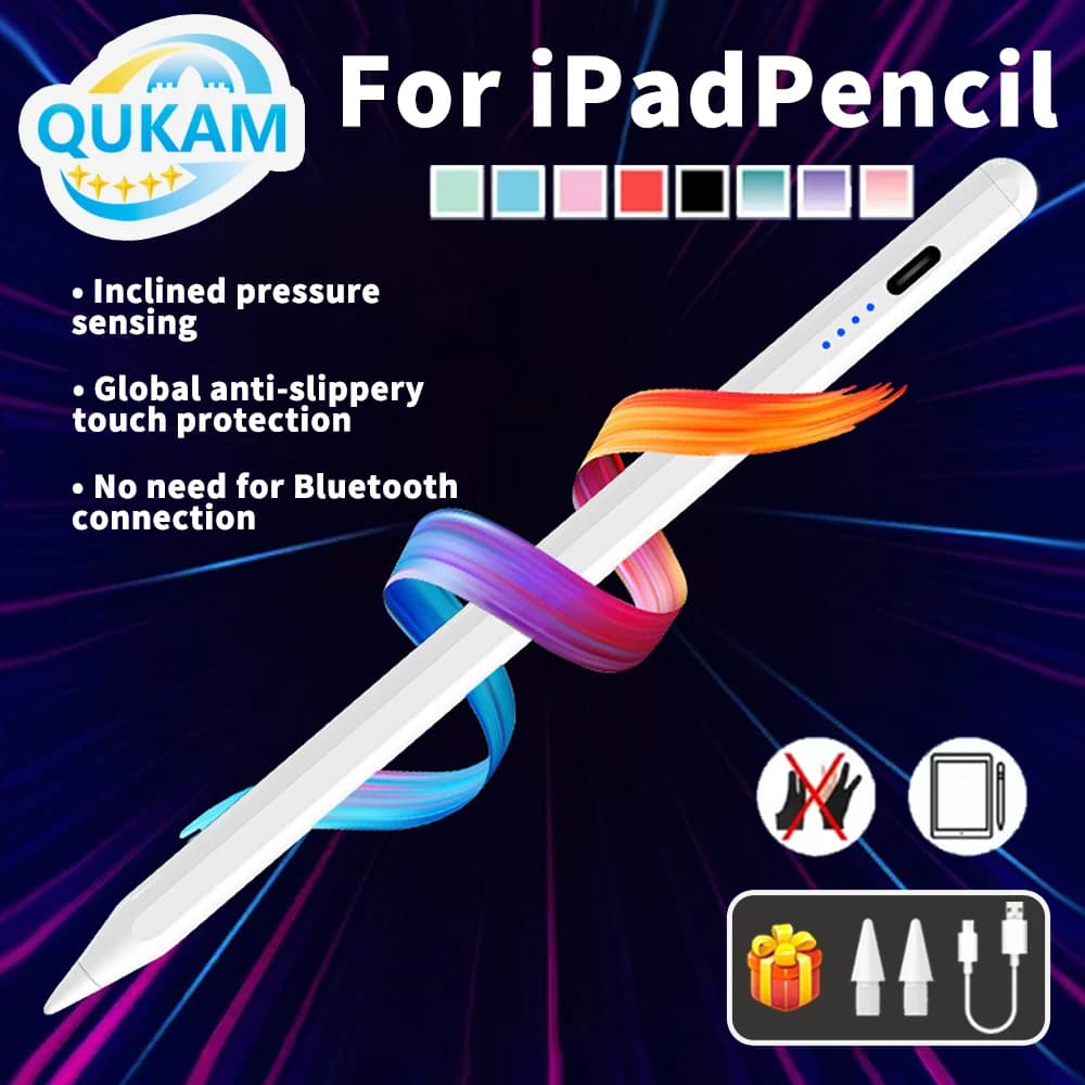 Penna Stylus 2026 con Rilevamento del Palmo per Apple Pencil per iPad A16 Air 11 5 4 Pro 11a 13 12.9 M4 M3 M2 Pen 10a 9a Gen Mini 7 6