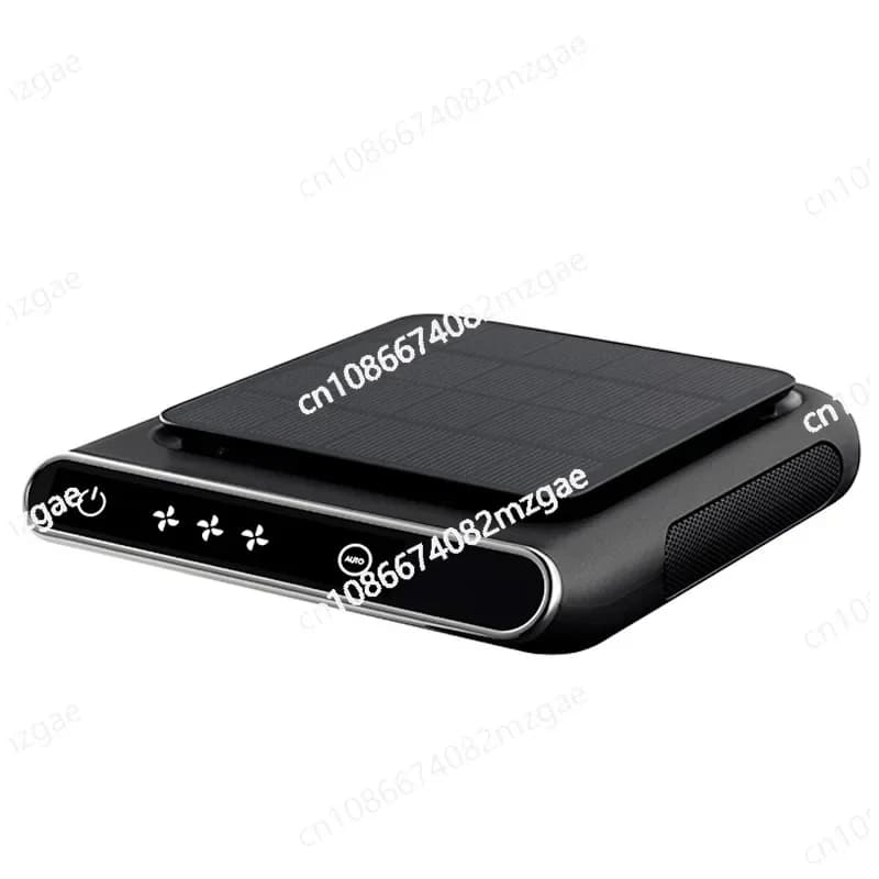 Nuovo purificatore d'aria per auto solare ultrasottile USB agli ioni negativi Start-stop Smart Car Purificazione e deodorizzazione