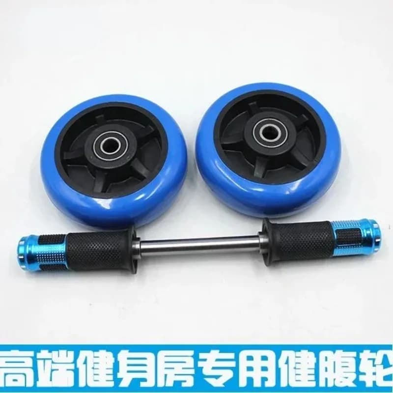 Dual‑Bearing Solid Ab Roller Wheel Home Gym Abdominal Core Trainer for Body Strength Workout Fitness Training Accessories