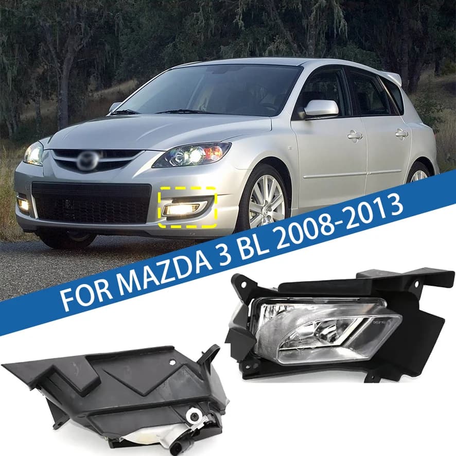 Per Mazda 3 BL 2008 2009 2010 2011 2012 2013 Paraurti anteriore Fendinebbia Fendinebbia DRL Luce di marcia diurna