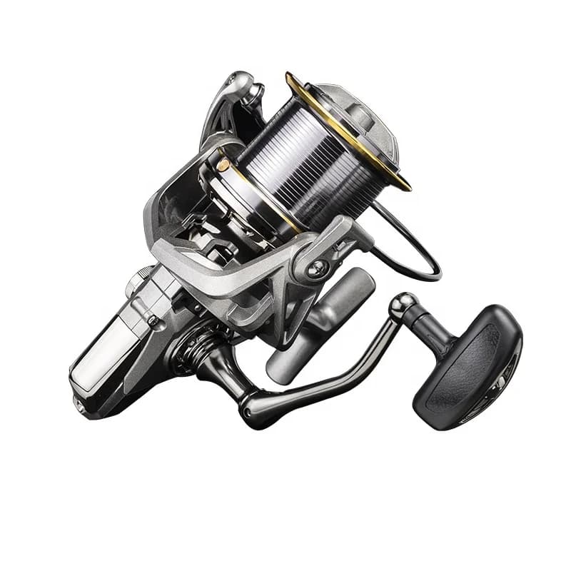 All-Metal Gapless Long-Distance Casting Spinning Reel Oblique Anchor Reel Anchor Rod Sea Rod 8000-14000 Type Fishing Reel