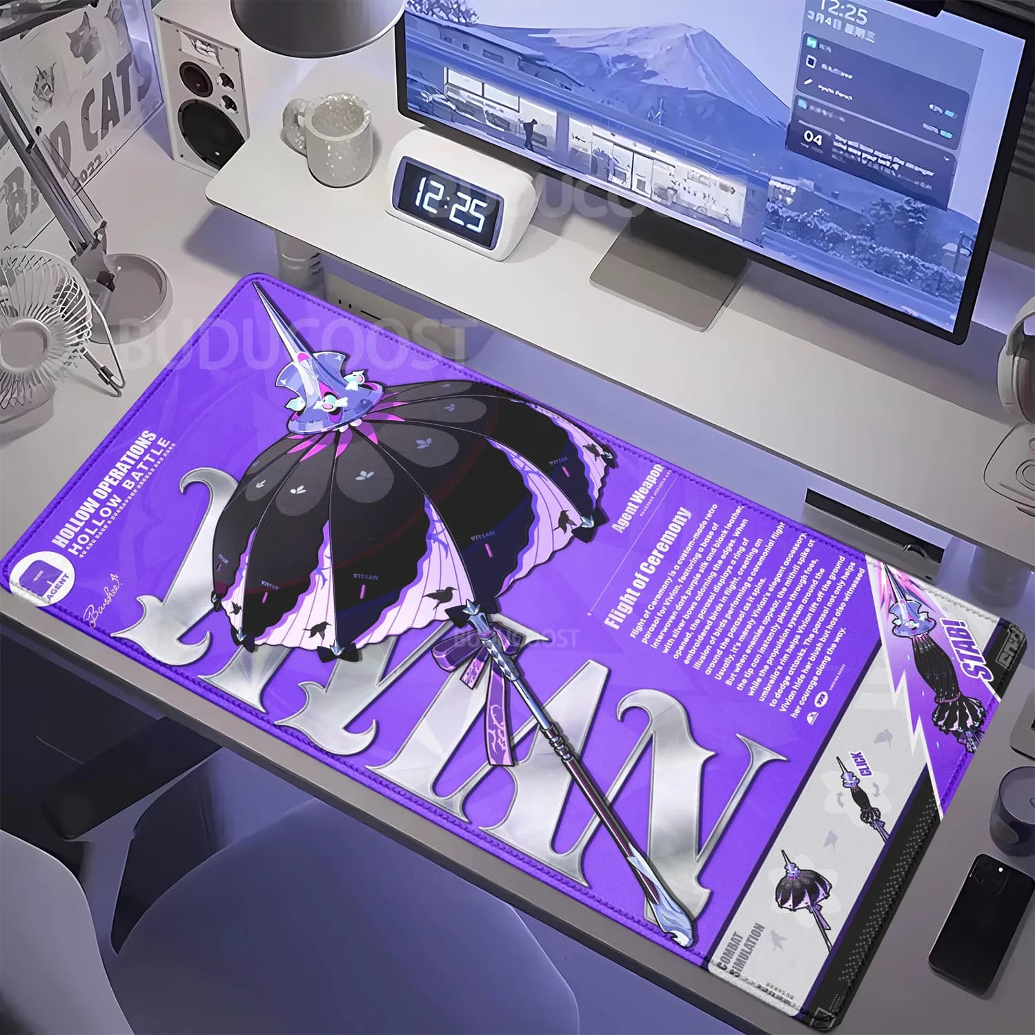 Mouse Pad HD Printing Zenless Zone Zero ZZZ PC kawaii Anime Girl Gaming Office overlock Keyboard e-sports Non-slip base Desk Mat