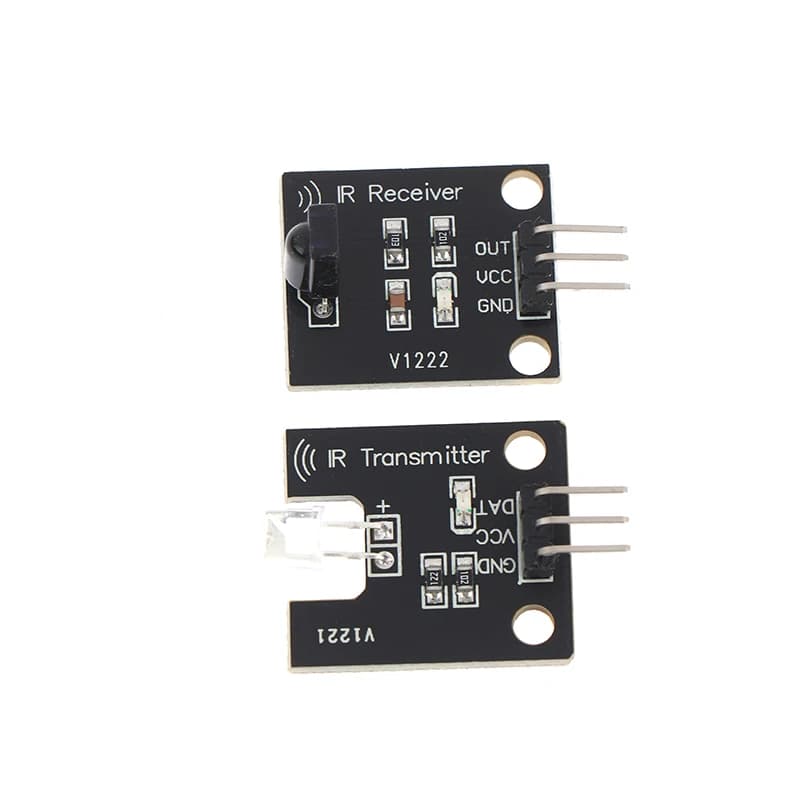 (Summer6) Transmitter Sensor Module Kit and Infrared IR Receiver for Arduino | 38KHz Range 10M | Set of Digital Couples 5V