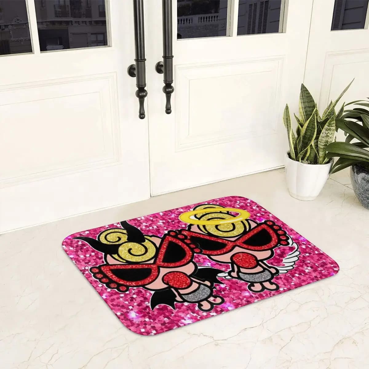 Giappone Moda H-Hysteric-S Mini Zerbino antiscivolo Tappetino A prova di olio d'acqua Tappeto per cucina Ingresso Camera da letto Tappetino