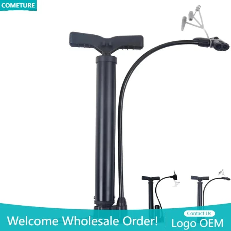 Pompa da bici da equitazione Mini pompa ad alta pressione portatile 120PSI Bicicletta da montagna Pompa da bici da strada Giocattolo da basket Tubo gonfiabile da equitazione