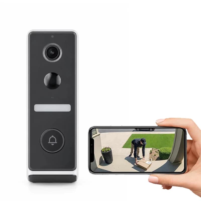 Wireless Video Doorbell Camera HD Night Vision WiFi Low Consumption Human Motion Detection Two-Way Door Bell