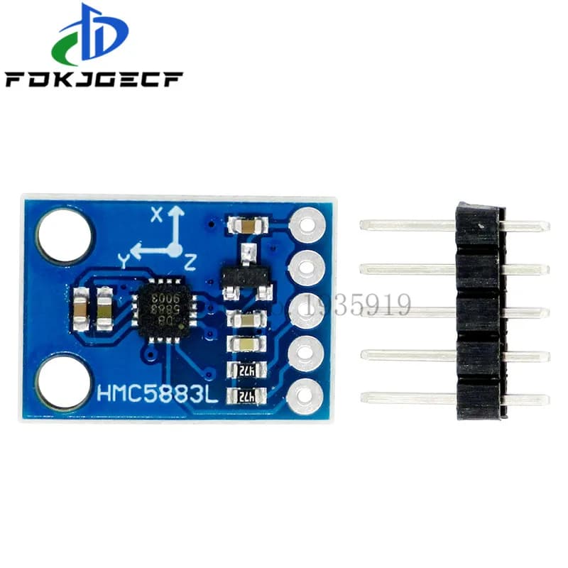 10 pcs GY-273 3 V-5 V QMC5883L Triple Axis compass Magnetometer Module Sensor Module Three Axes Magnetic Field Module For Arduino