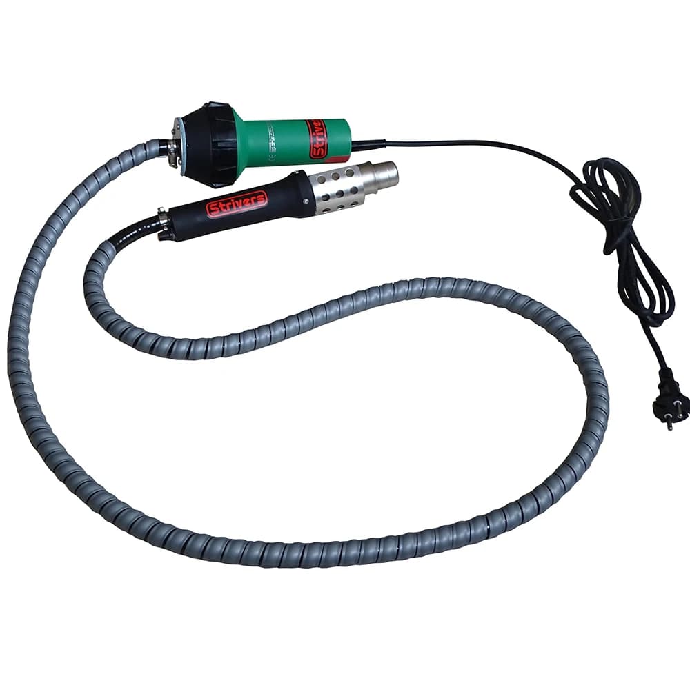 Hot (ZGF-1600S) 1600W Strumento di saldatura in plastica portatile Banner in PVC Pistola di riscaldamento Torcia Pistola ad aria calda Kit saldatore in PVC Set