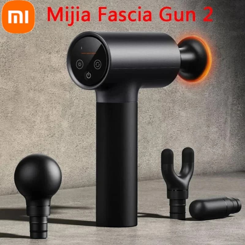 Mijia Fascia Gun 2 Smart device for heat therapy 2540mAh Resistance Muscle relaxation 4 modes 3 marches Gun for shoulder body massage