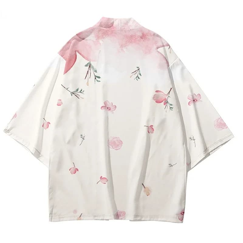 Cardigan streetwear giapponese donna uomo Harajuku Haori Kimono Cosplay top camicie spiaggia Yukata Tao Robe kimono da uomo