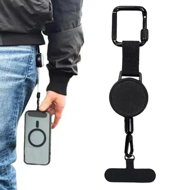 1/2/3 pcs Retractable Lanyard Anti-Theft Phone Holder Travel Cellphone Lanyard Strap Smartphone Safety Tether With Belt Clip
