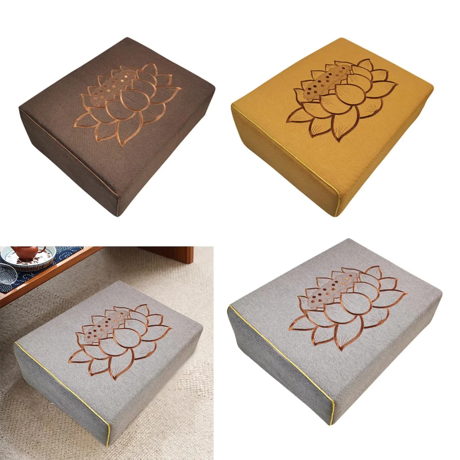 Meditation Cushion Seating Floor Cushion for Meditation Outdoor Tea Ceremony