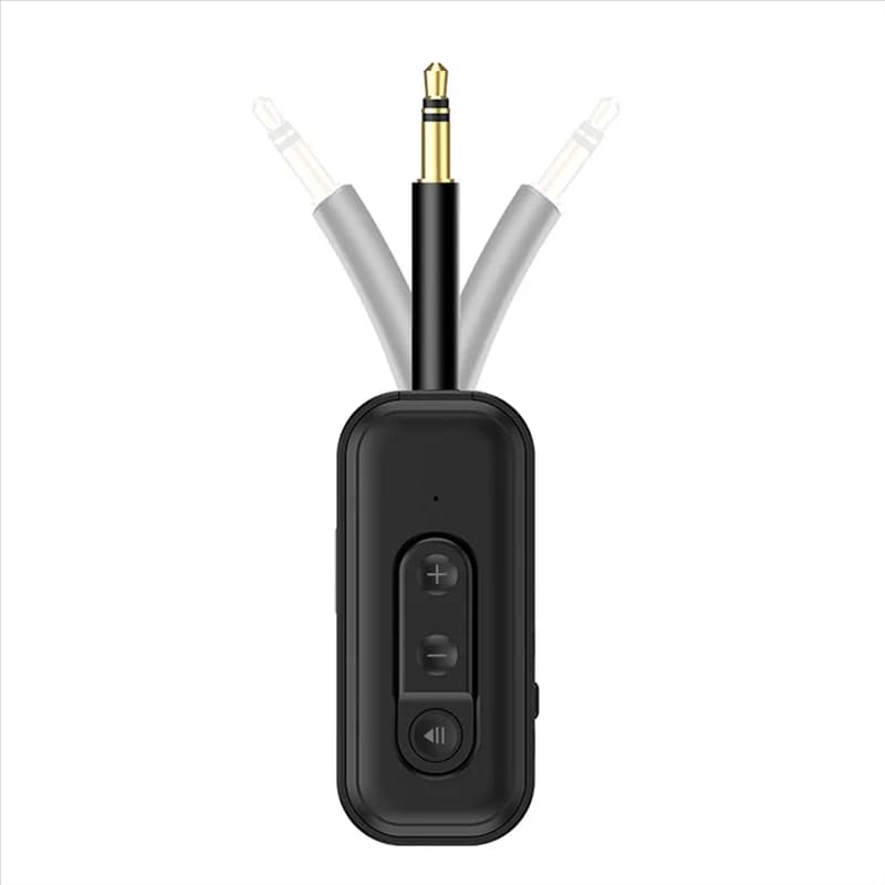 Bluetooth 5.3 Ricevitore audio Trasmettitore Aux Adattatore musicale stereo wireless Lettore di schede TF Vivavoce per TV per auto PC-AU47