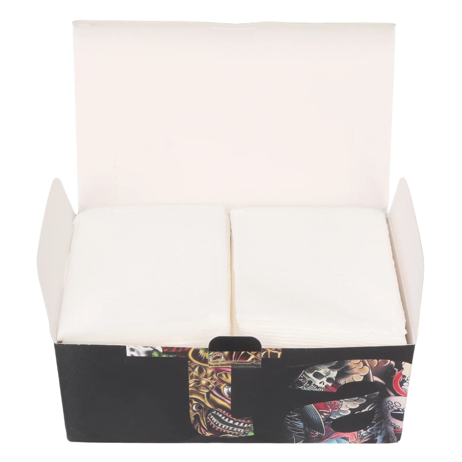 100pcs Tattoo Wipe Paper Disposable Strong Water Absorption Soft Cotton Tattoo Skin Cleansing Towel Tissue