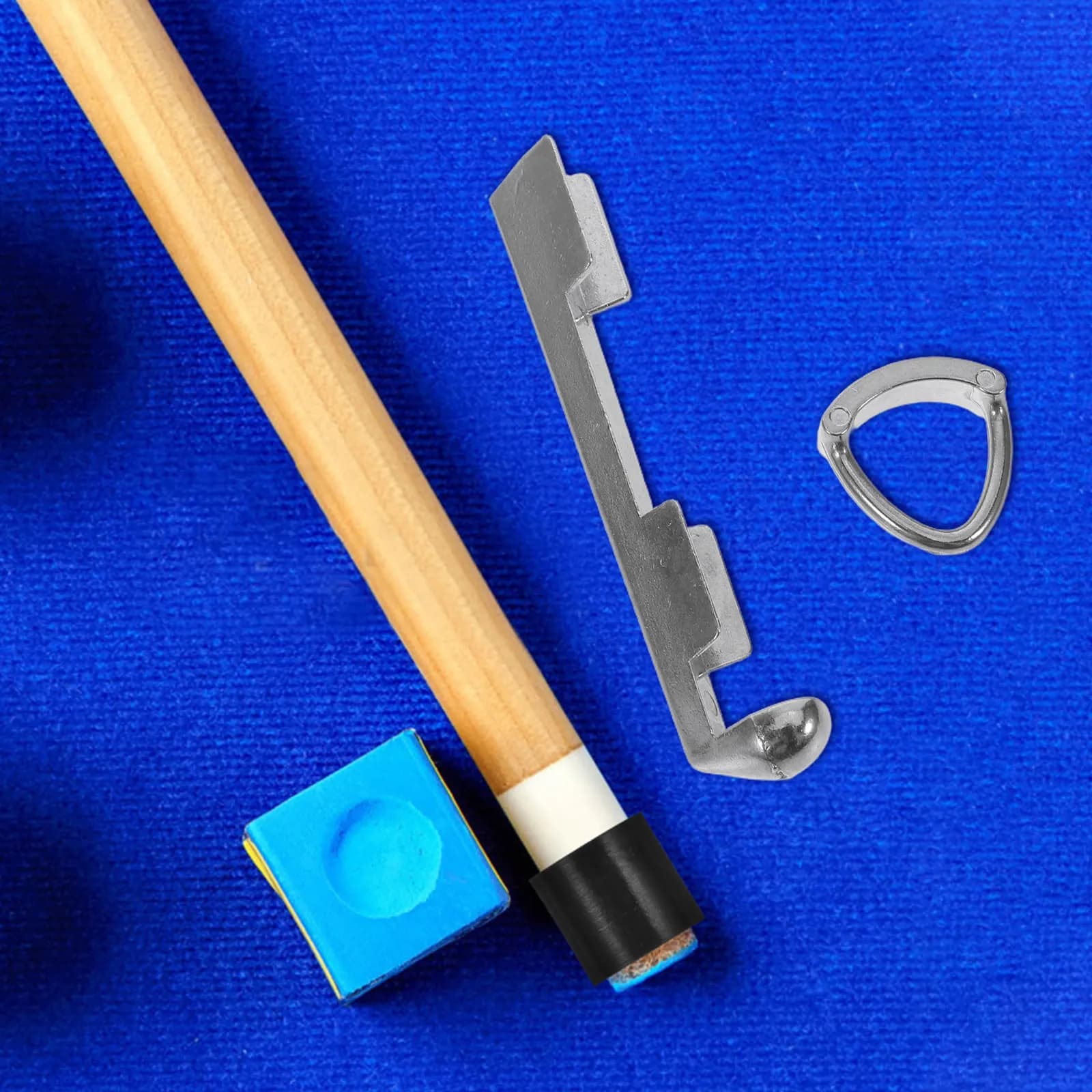 3Pcs Pool Cue Tip Press Clamp Metal Billiard Cue Tip Repair Kit Professional Pool Stick Maintenance Accessories