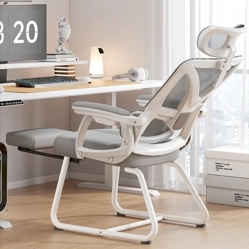 Sedia Ergonomica Durevole con Supporto per Piedi, Reclinabile, per Computer, Ufficio, Studio, Personale e Gaming