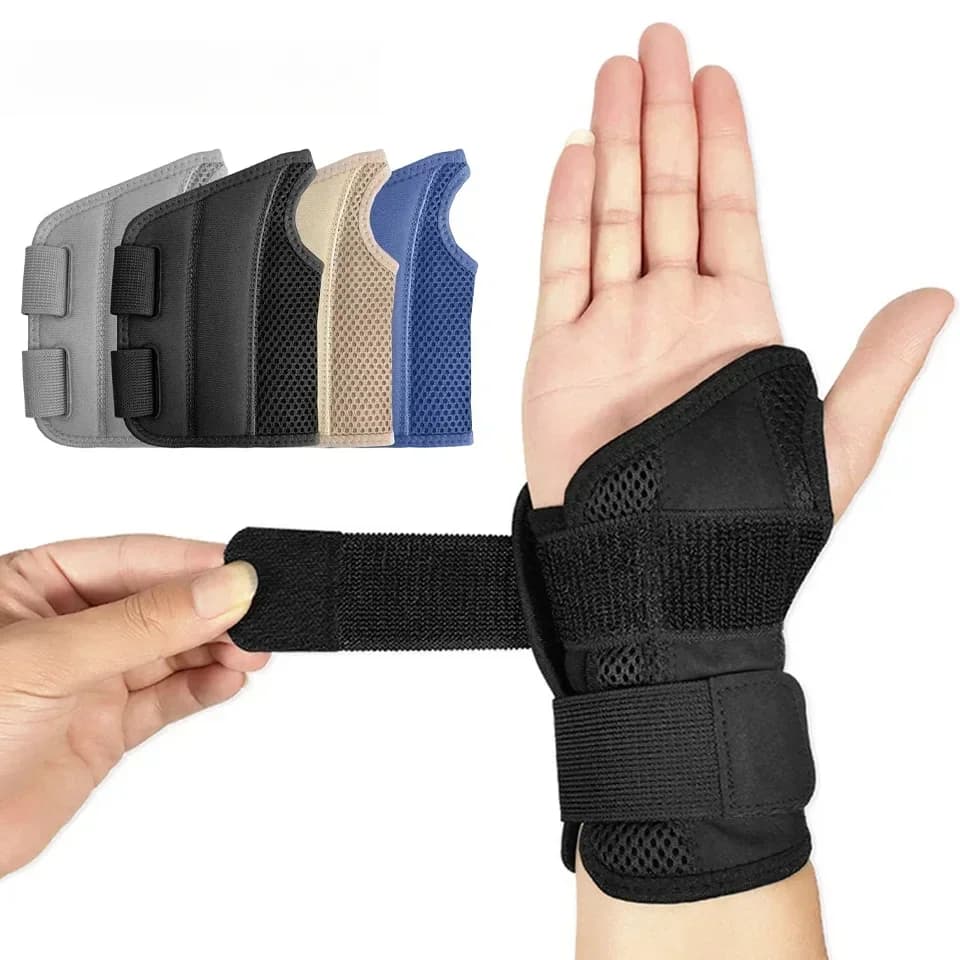 1 pz tunnel carpale tutore per polso supporto per polso regolabile compressione avvolgente artrite tendinite sollievo dal dolore braccialetto da uomo