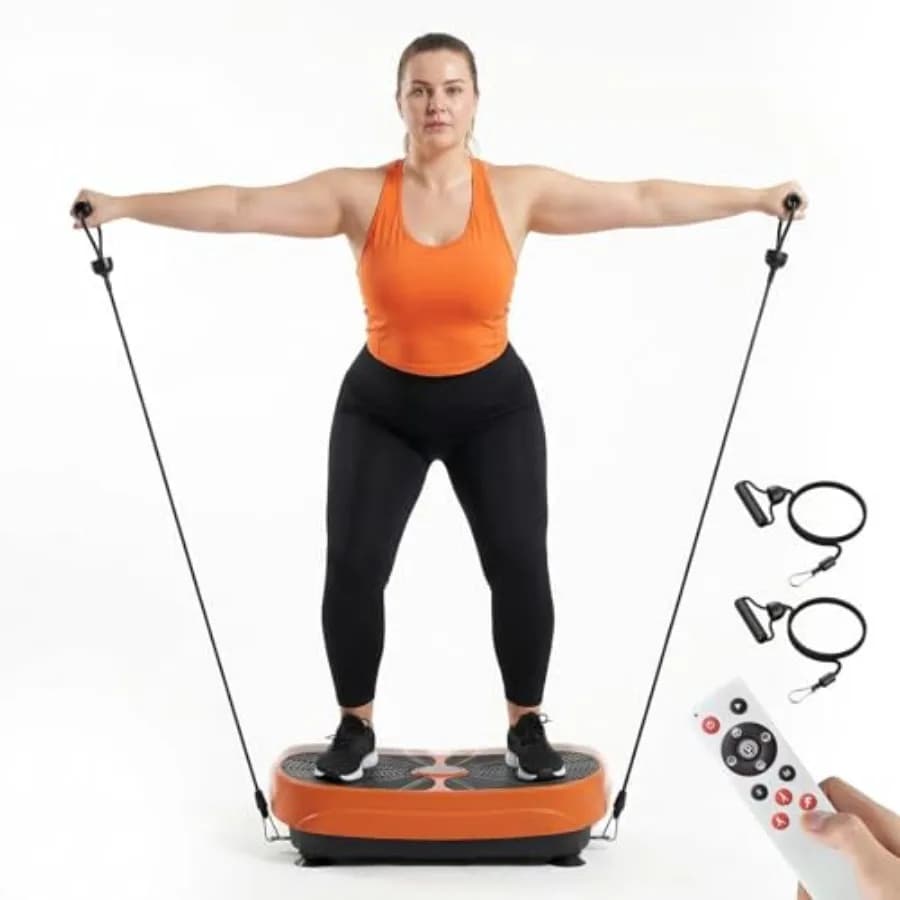 Vibrant Pedal for Linphatic Exercises and Drainage - Fitness Platform for Full Body Training with Remote Control