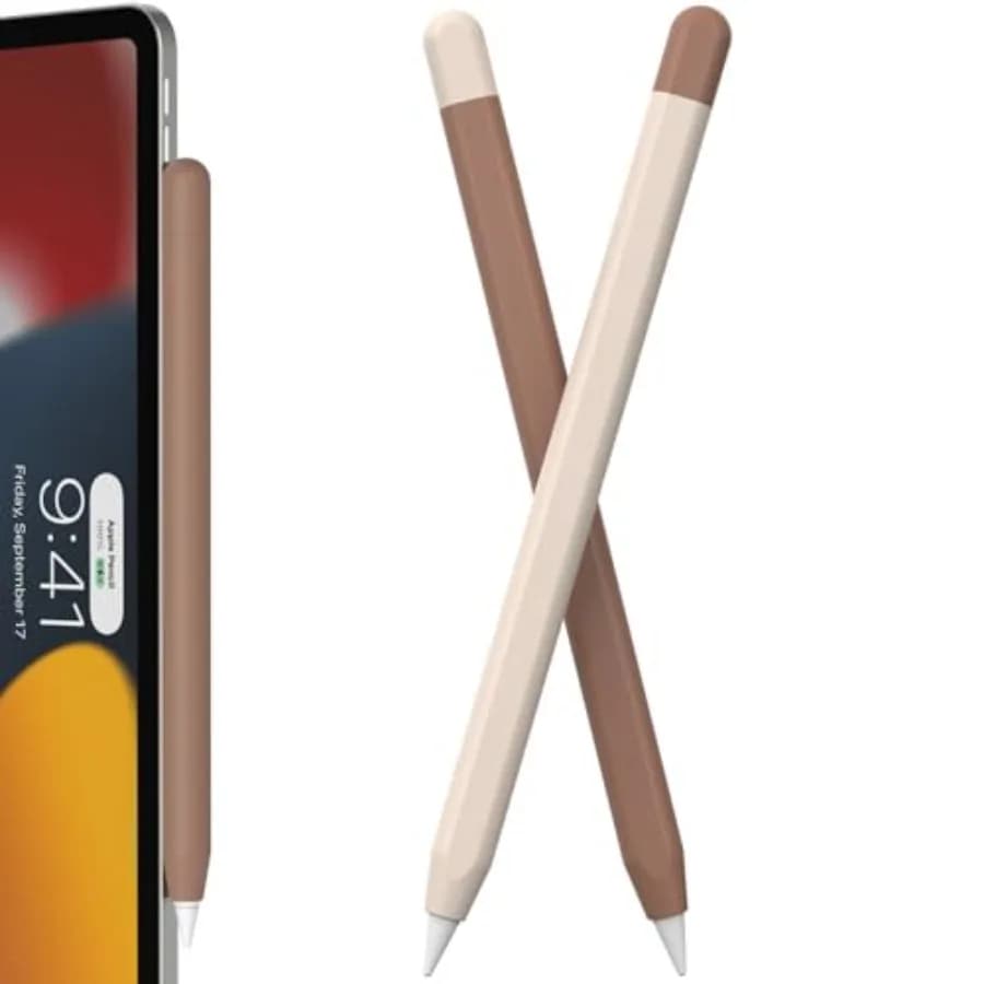Confezione da 2 custodie in silicone compatibili con la custodia Apple Pencil Pro e la custodia protettiva per Apple Pencil di seconda generazione, supporta Mag